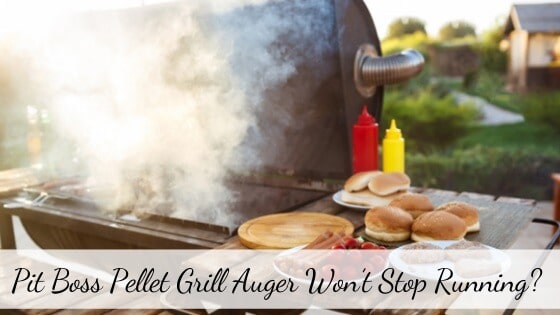 Pit Boss augur wont stop running