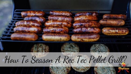 how to season a Rec Tec grill