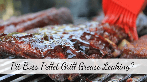 Pit Boss grease leaking