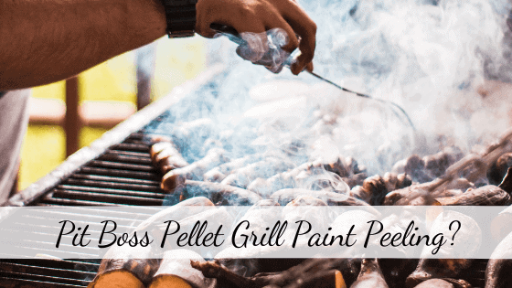 Pit Boss paint peeling