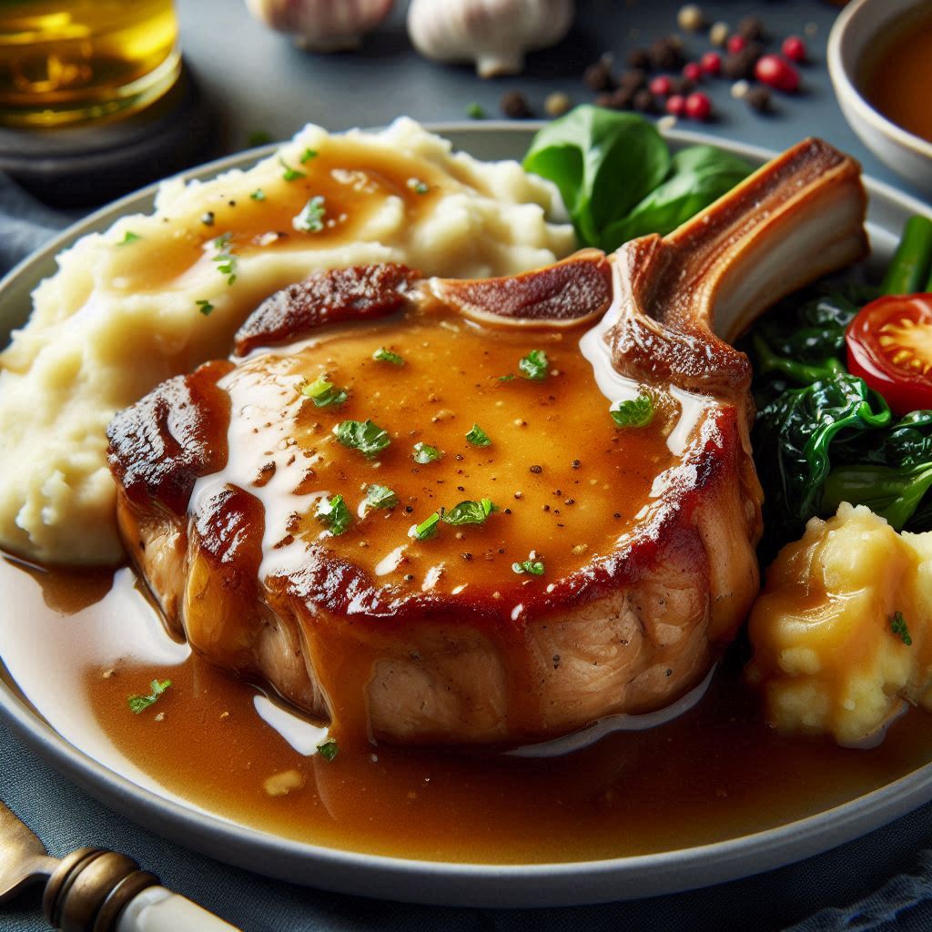 Southern-Style Smothered Pork Chops recipe