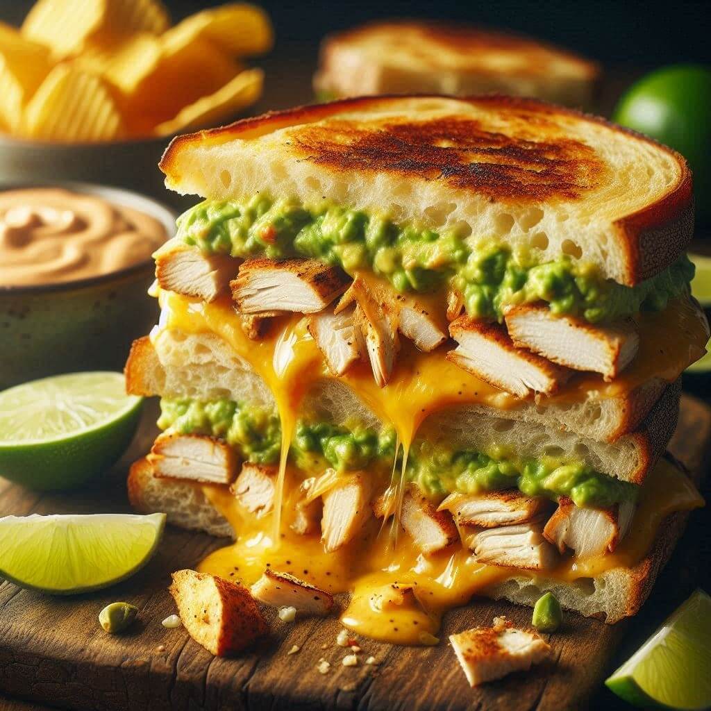 Chicken Avocado Melt Sandwich Recipe