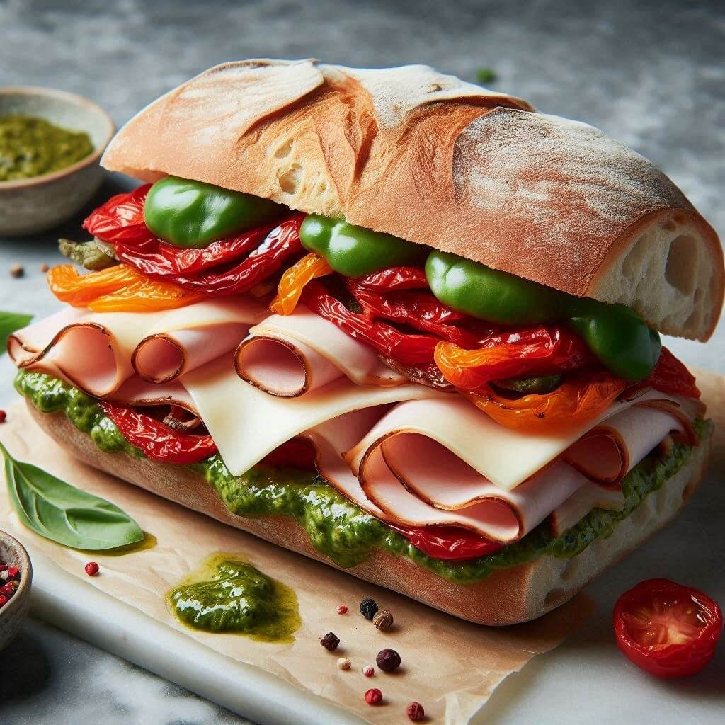 Copycat Starbucks Turkey Pesto Sandwich