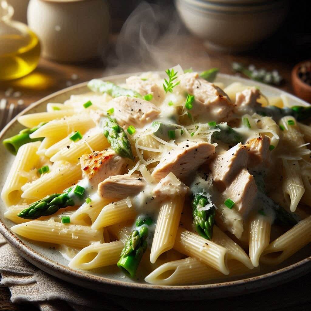 Creamy Boursin chicken pasta