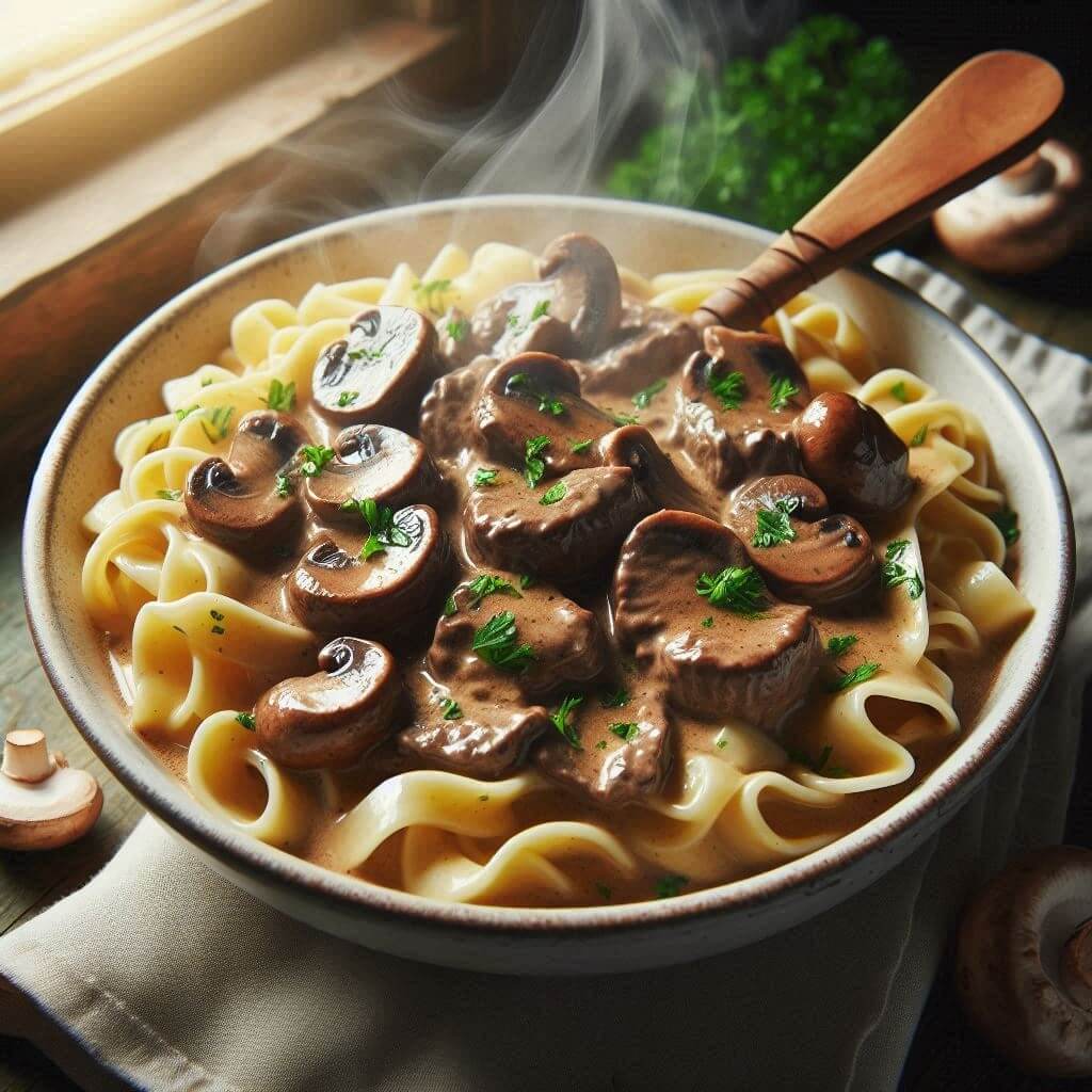Beef Stroganoff
