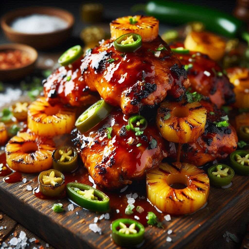 Pineapple Jalapeño BBQ Chicken Recipe