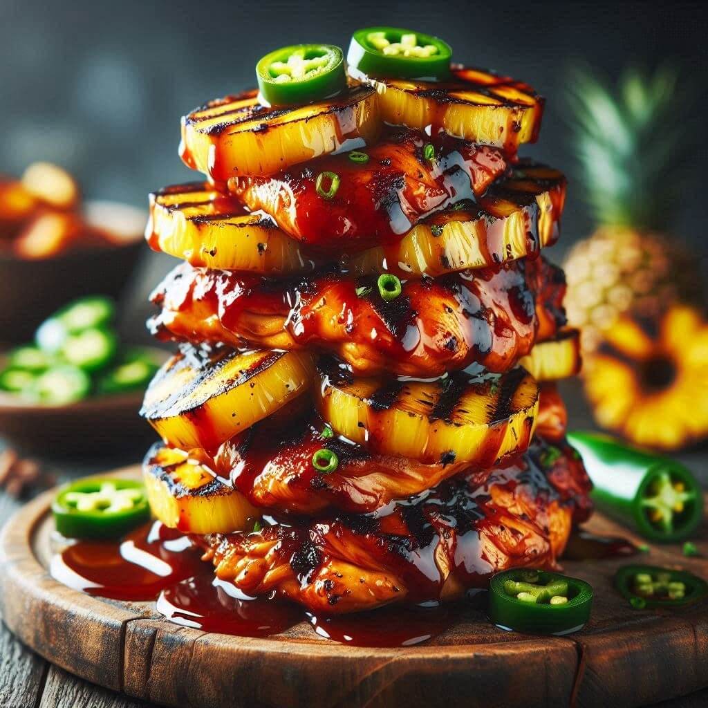 Pineapple Jalapeño BBQ Chicken Recipe
