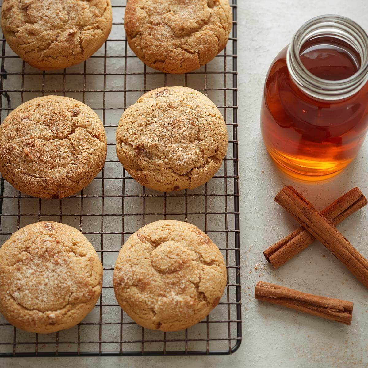 Soft Maple Snickerdoodle Cookies