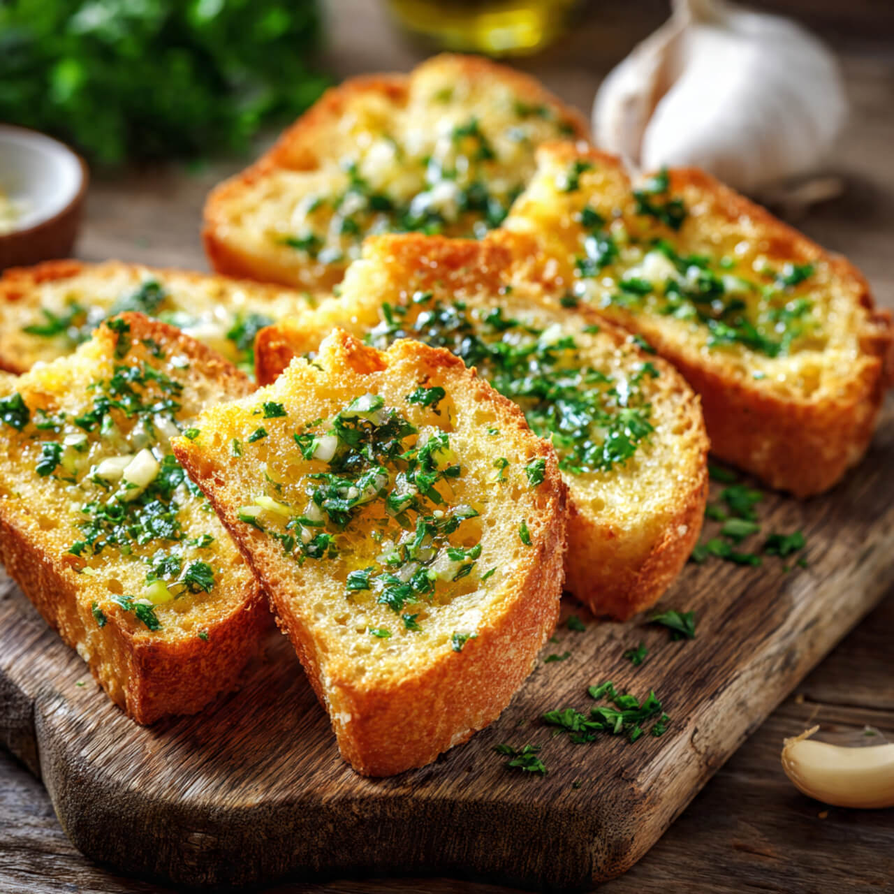 Air Fryer Garlic Bread