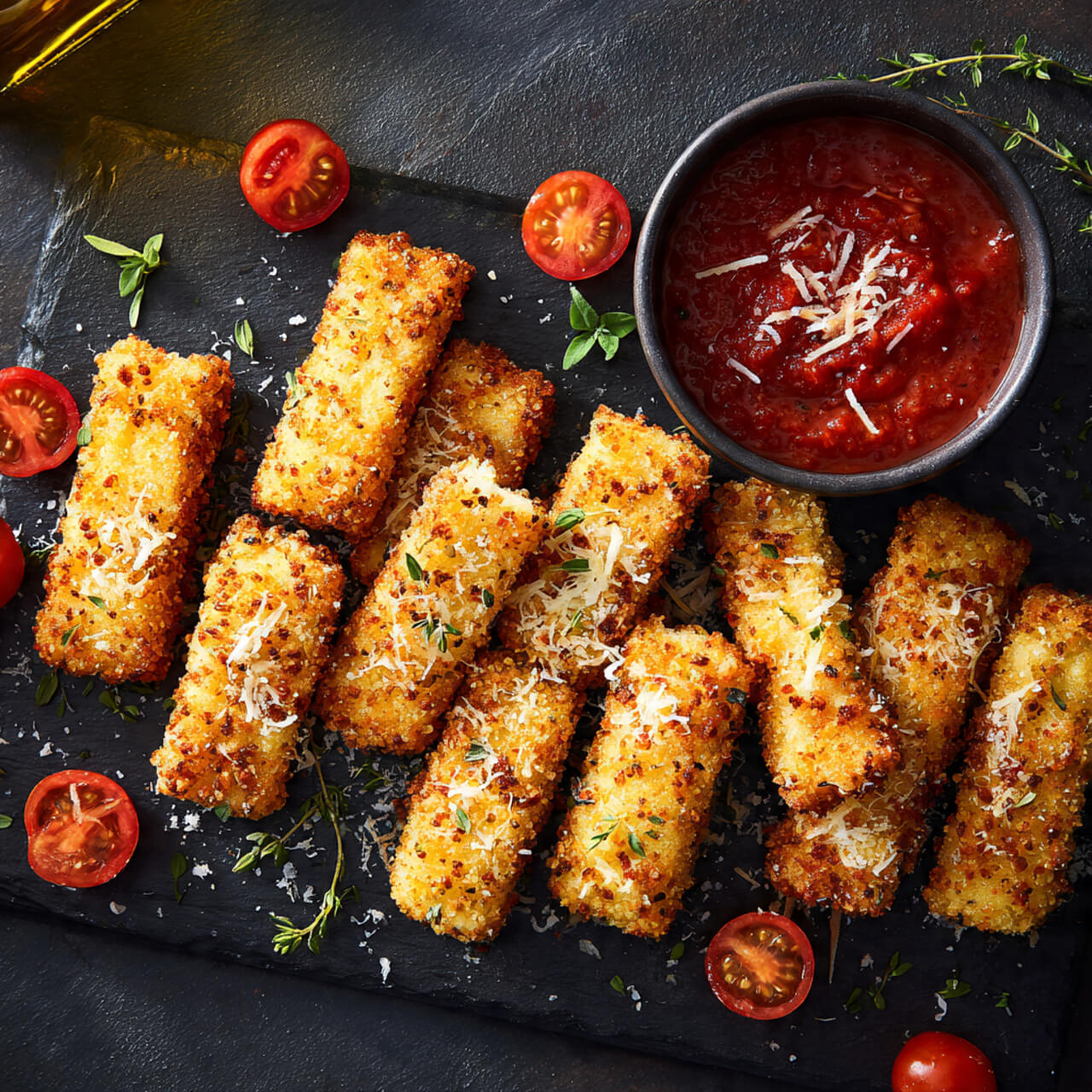 Air Fryer Mozzarella Sticks