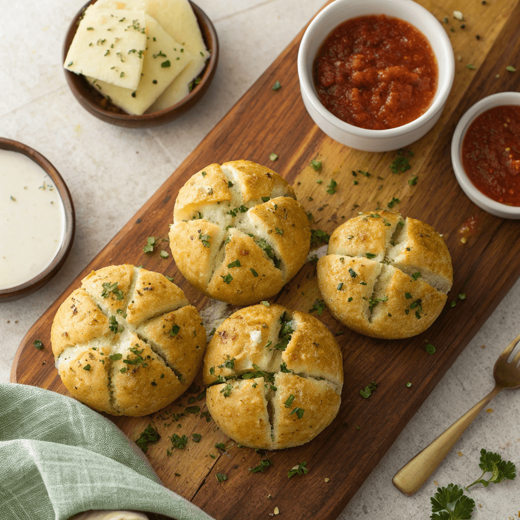 Cheesy Garlic Bread Bites