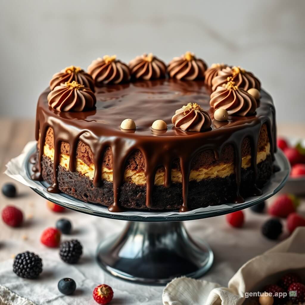 No-Bake Chocolate Biscuit Cake