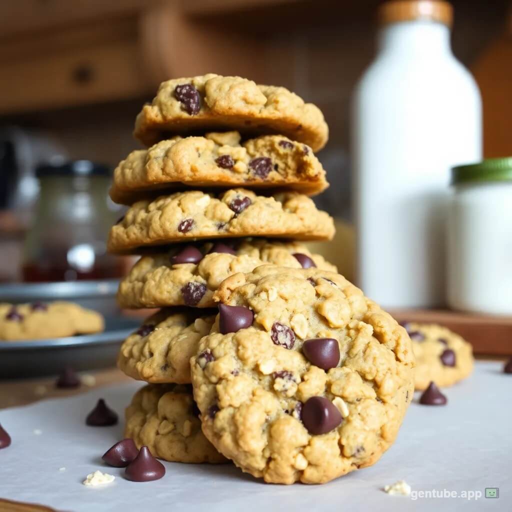 3-Ingredient Banana Oat Cookies