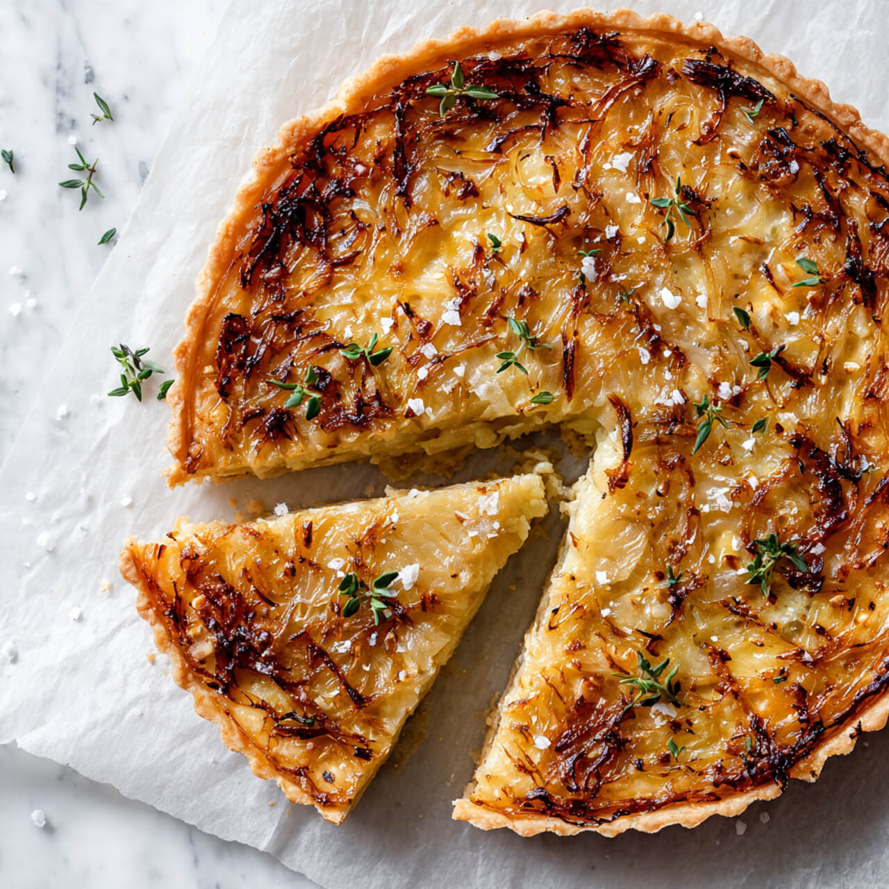 Caramelized Onion & Gruyère Tart
