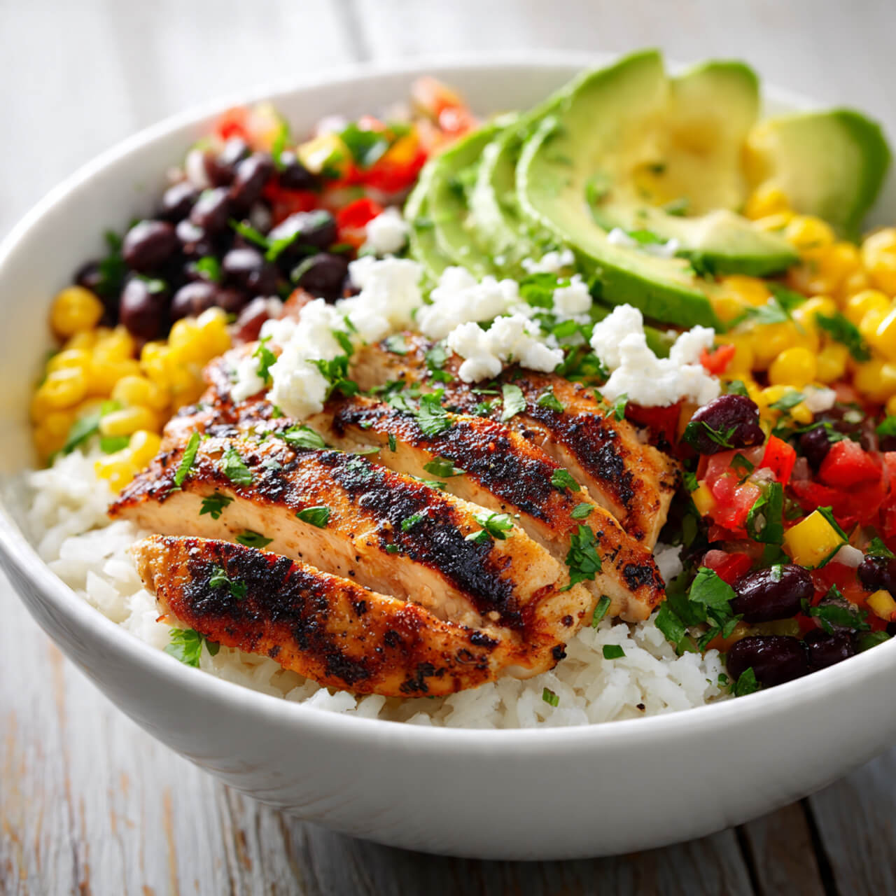 Chicken Burrito Bowls