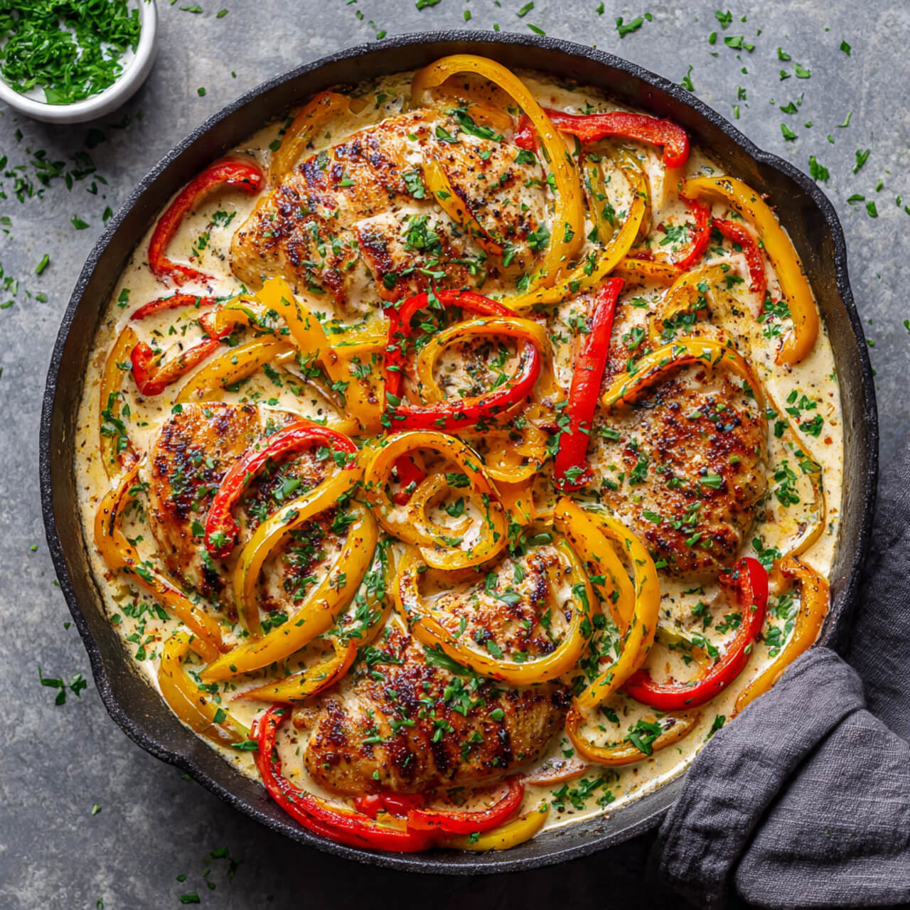 Creamy Fajita Chicken Breast