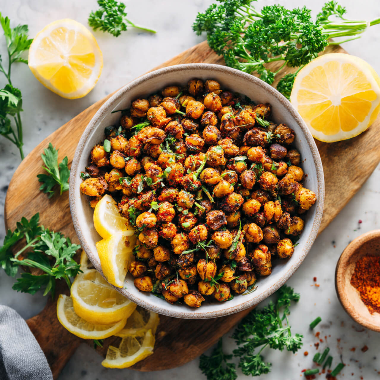 Crispy Chickpeas