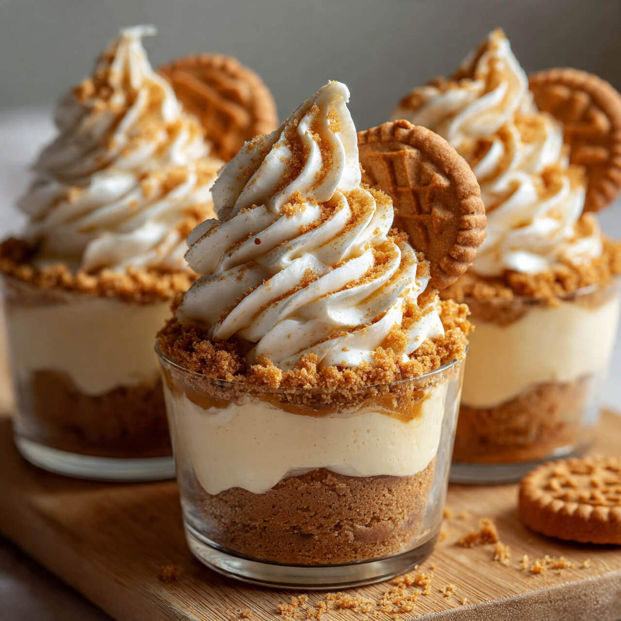 No-Bake Biscoff Cheesecake Cups