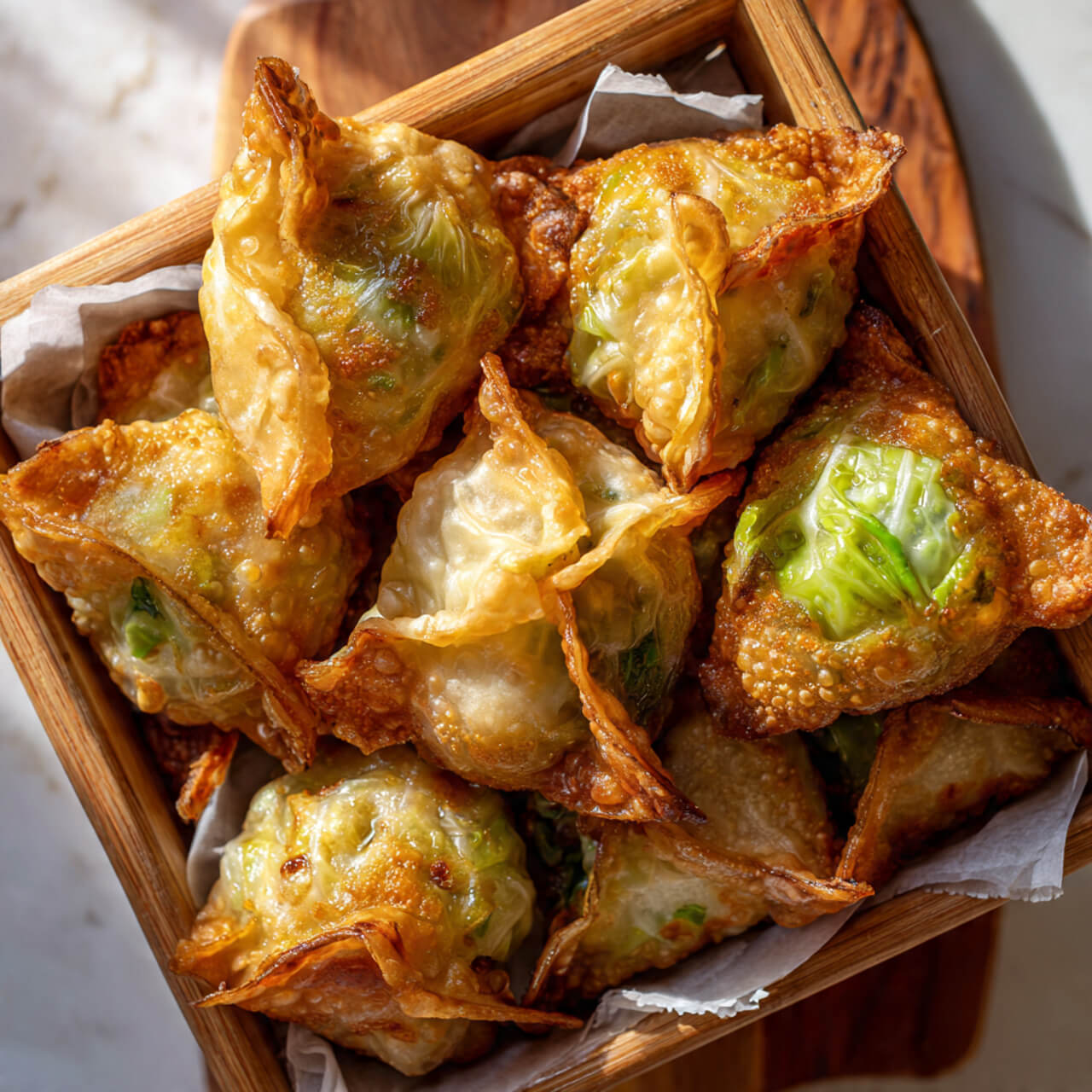 Air Fryer Cabbage Dumplings