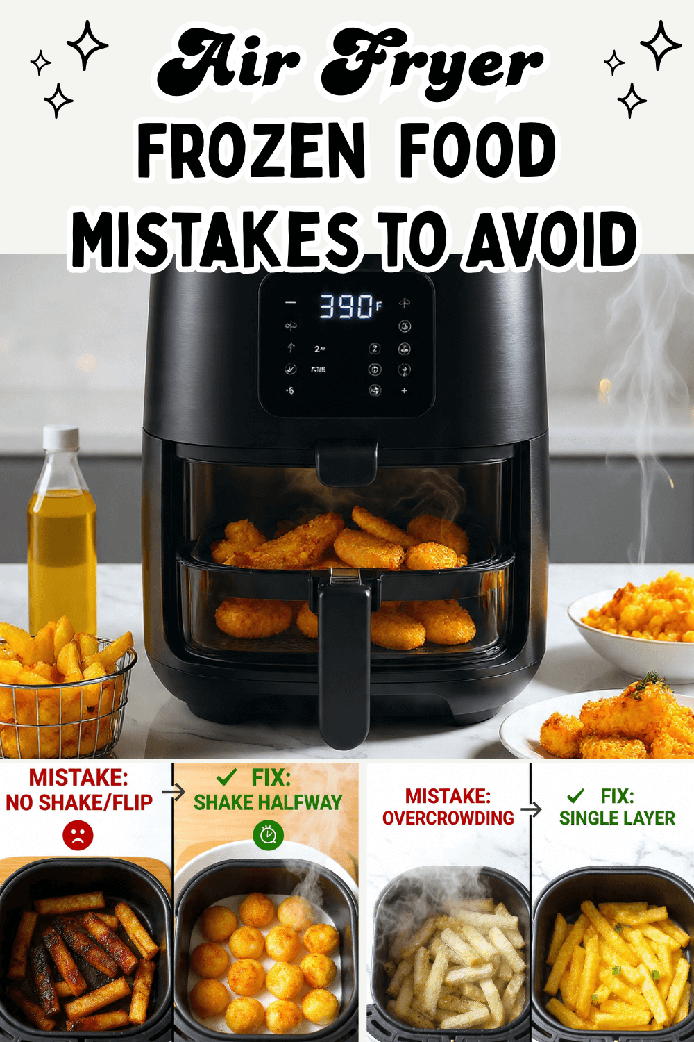 Air Fryer Frozen Food Mistakes to Avoid