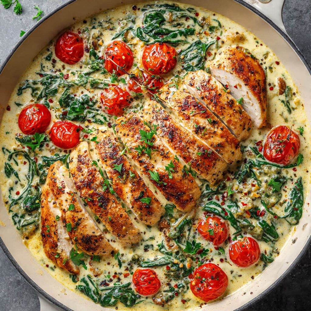 Creamy Italian Chicken Skillet