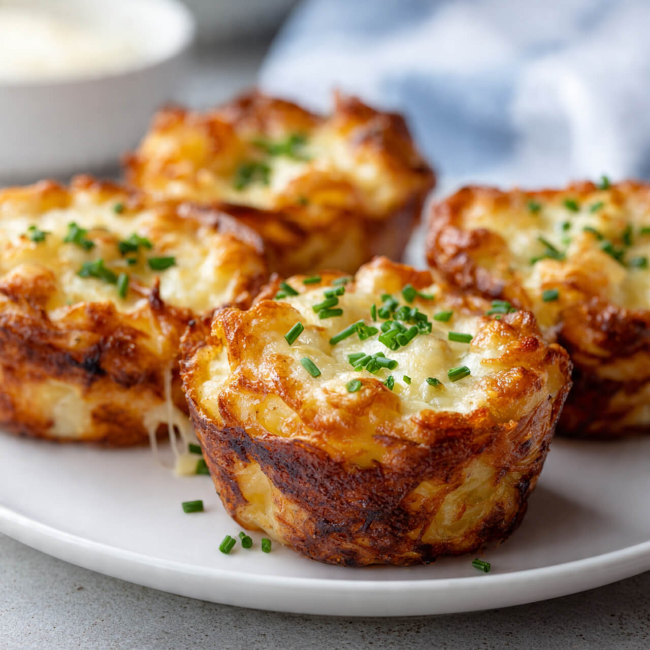 Air Fryer Scalloped Potato Cups