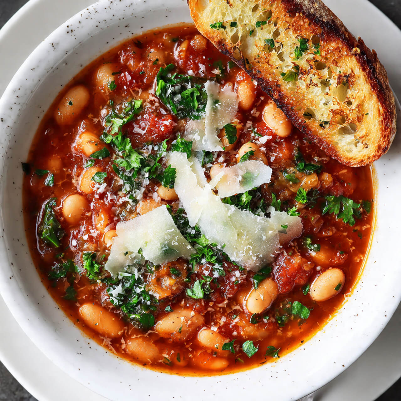 High Protein Italian White Bean Stew