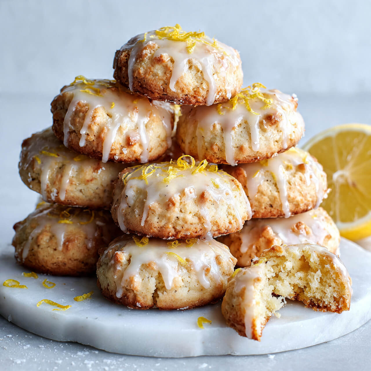 Air Fryer Lemon Ricotta Cookies
