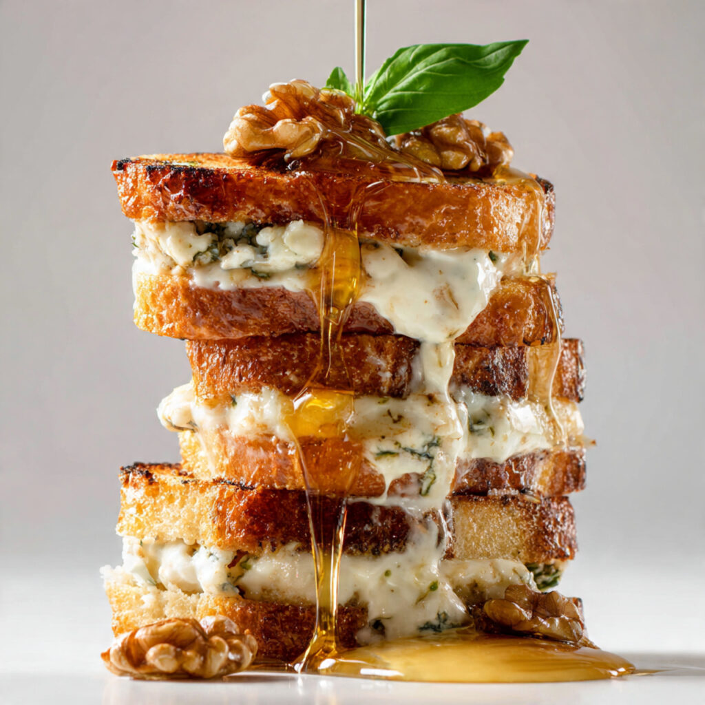 Gorgonzola and Honey Walnut Bruschetta