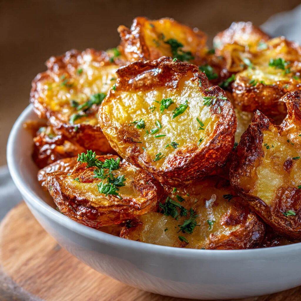 Air Fryer Glass Potatoes