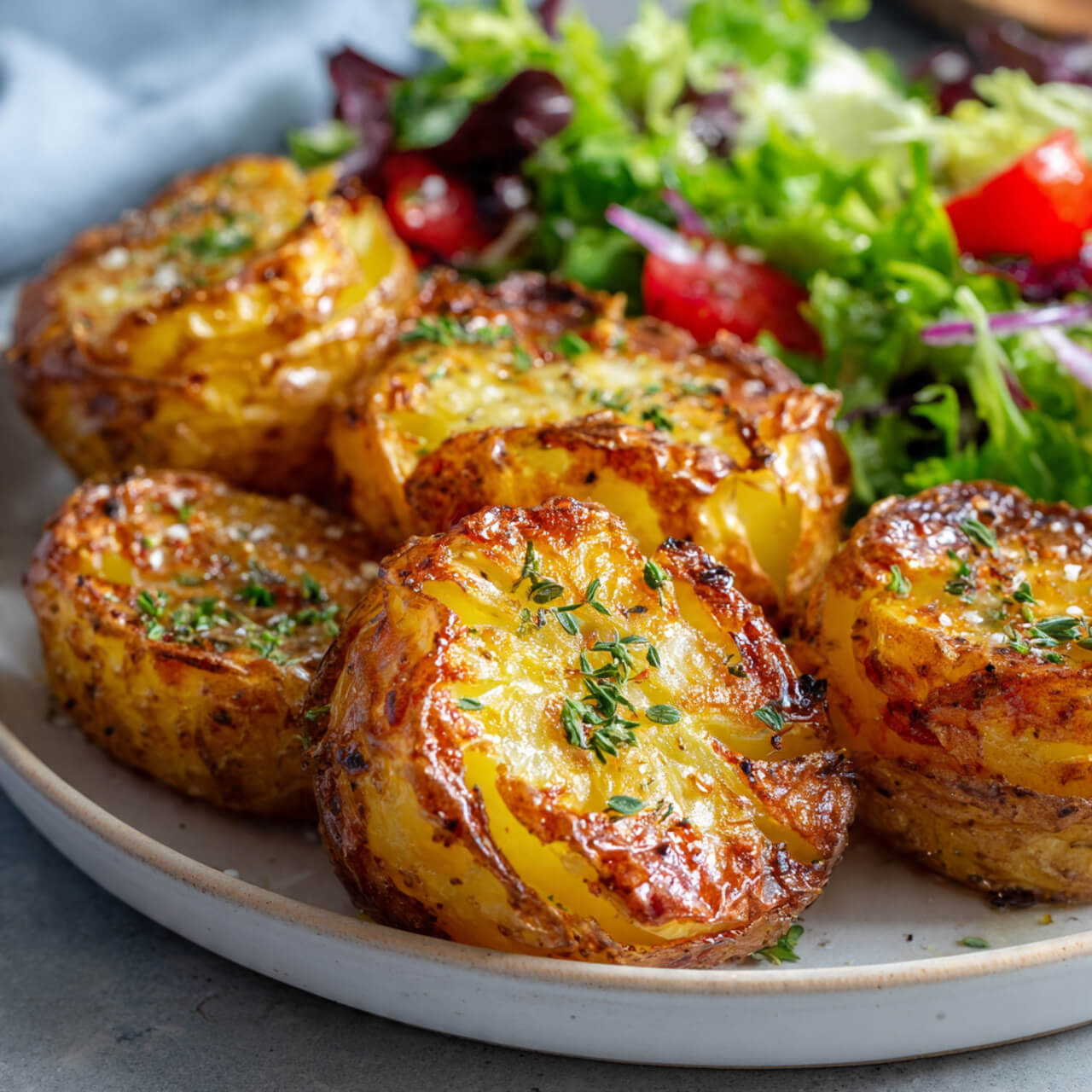 Air Fryer Glass Potatoes