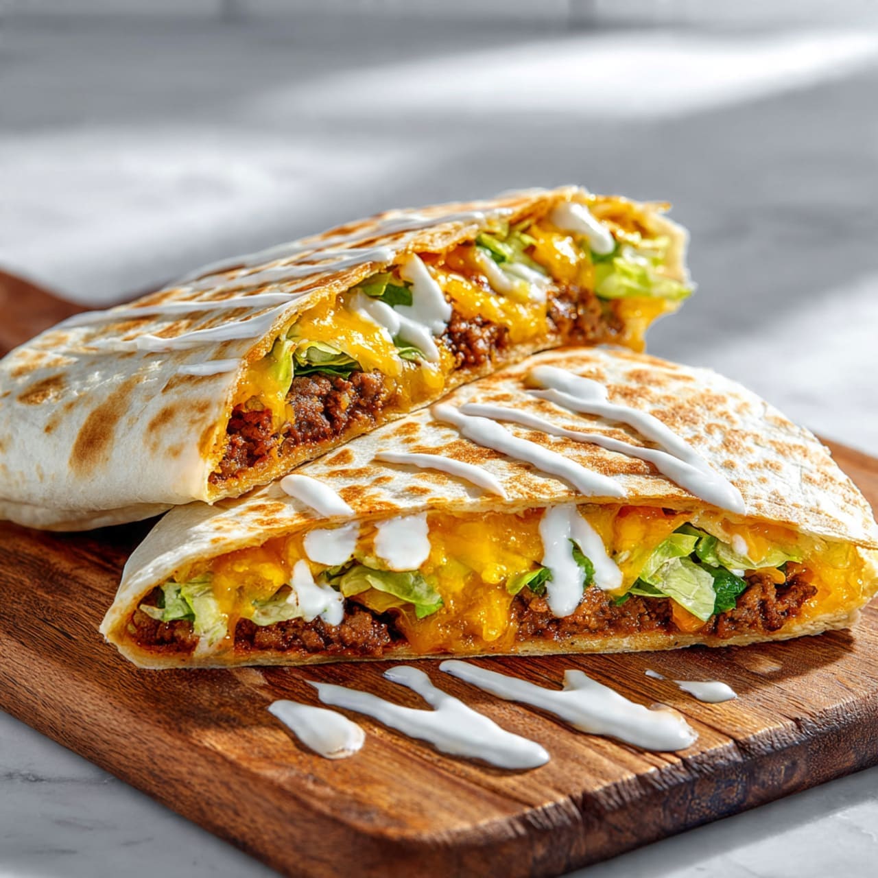 Air Fryer Taco Bell Crunchwrap