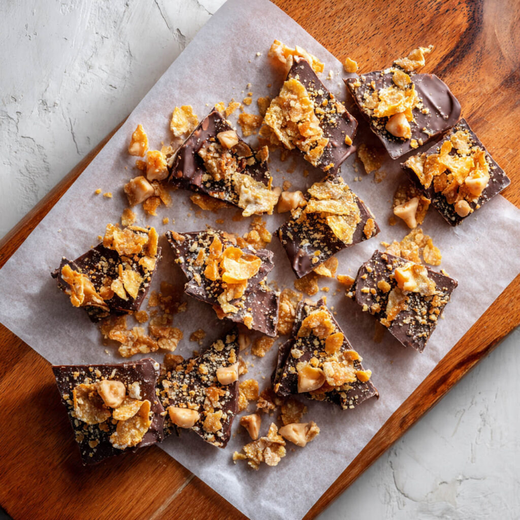 Salty Potato Chip Chocolate Toffee