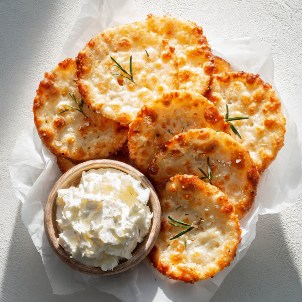 Air Fryer Sourdough Discard Crackers