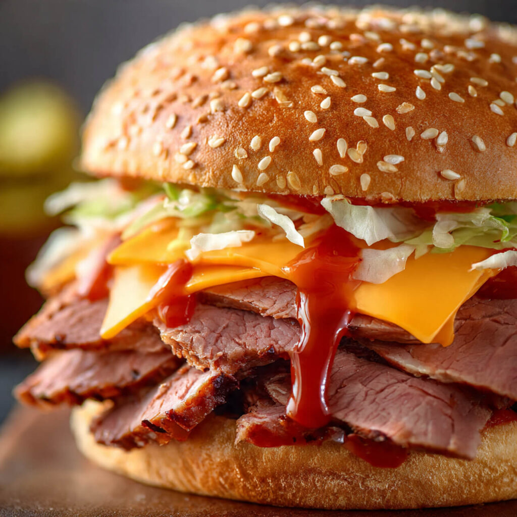 Air Fryer Copycat “Arby’s” Roast Beef Sandwich