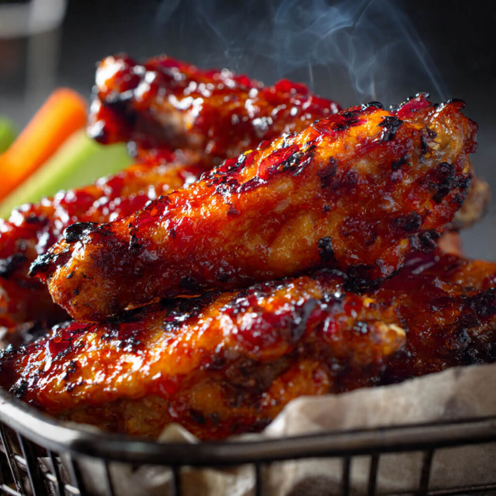 Calabrian Chili Honey BBQ Wings